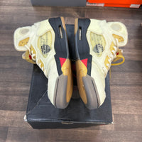 Off-White Sail Jordan 5 (USED)
