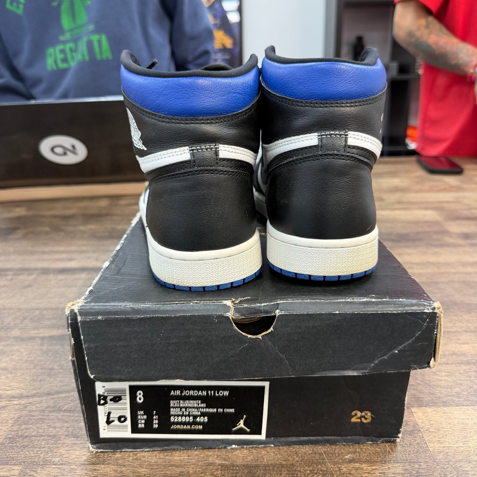 Royal Toe Jordan 1 High (USED, Replacement Box)