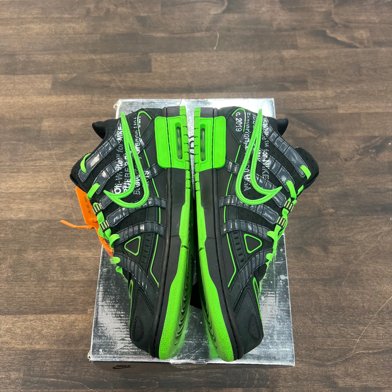 Green Strike Rubber Off White Dunk Low (USED)
