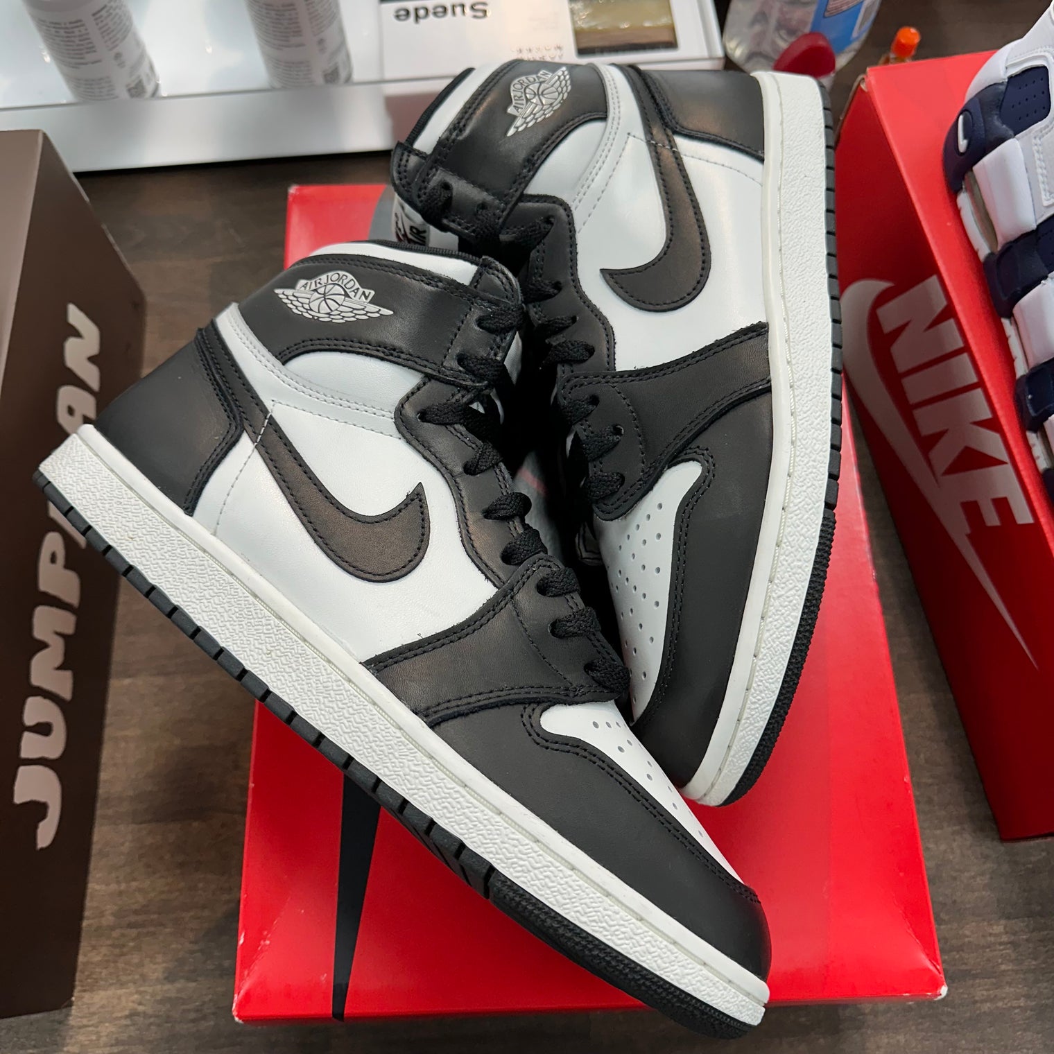 Black White Jordan 1 High 85 (USED)