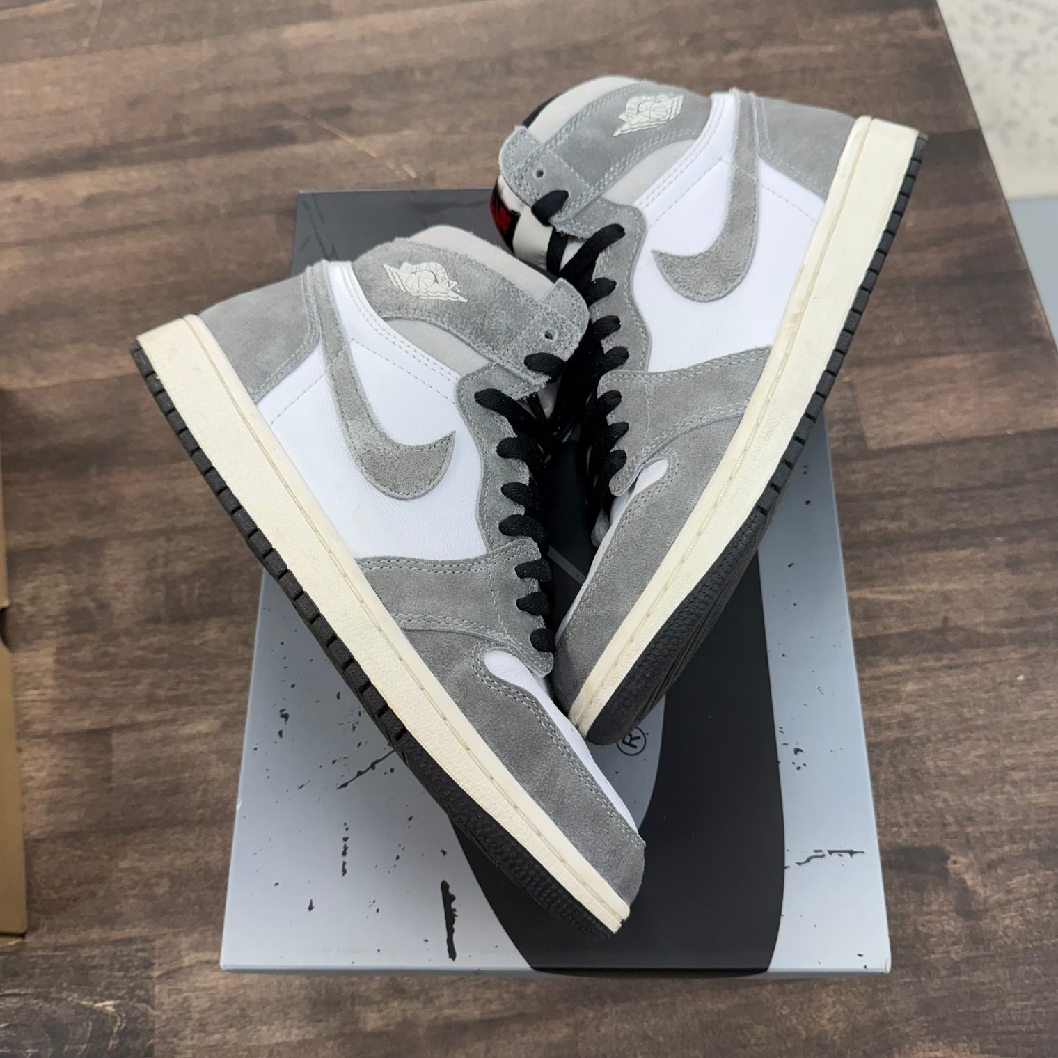 Washed Black Jordan 1 High (USED)
