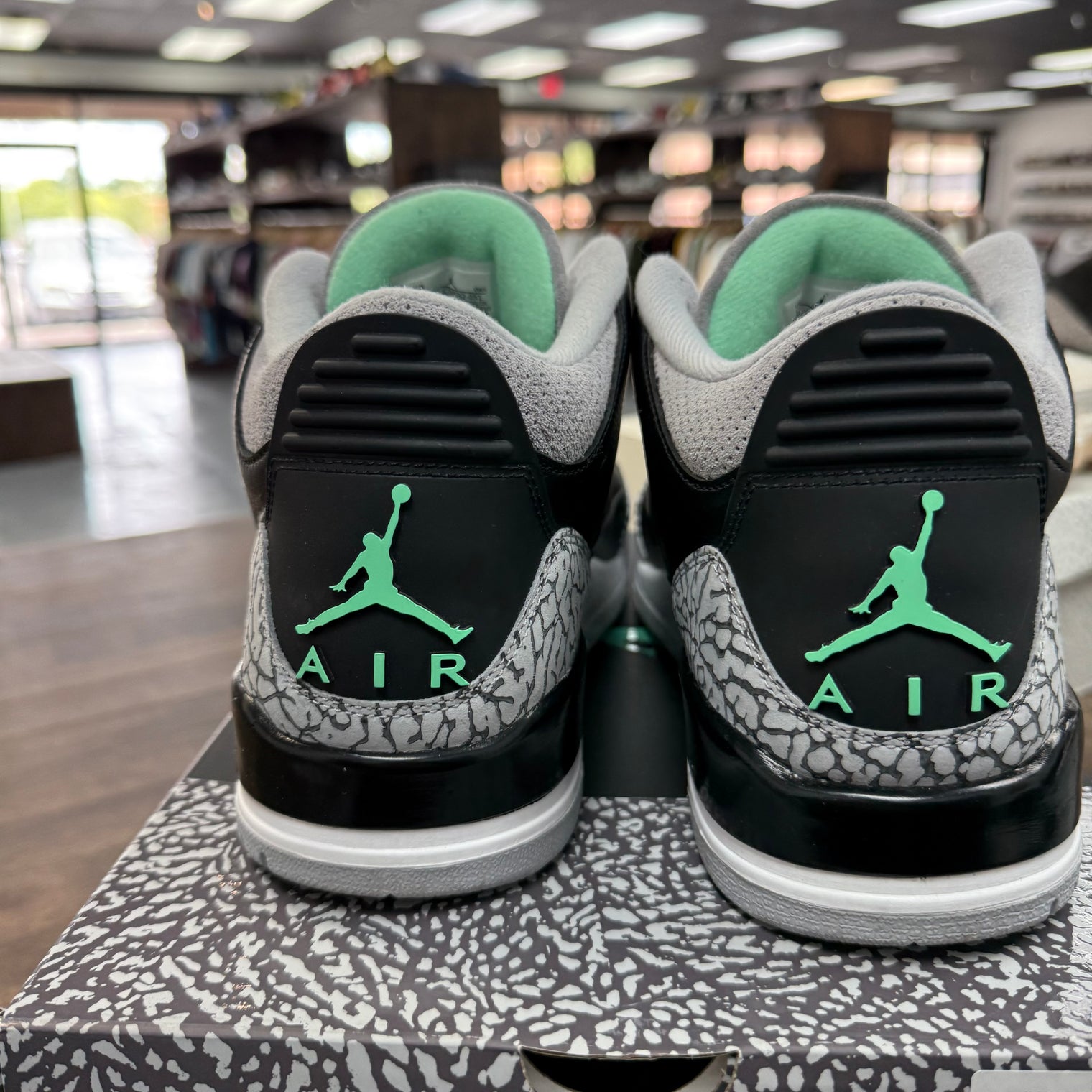 Green Glow Jordan 3 (USED)
