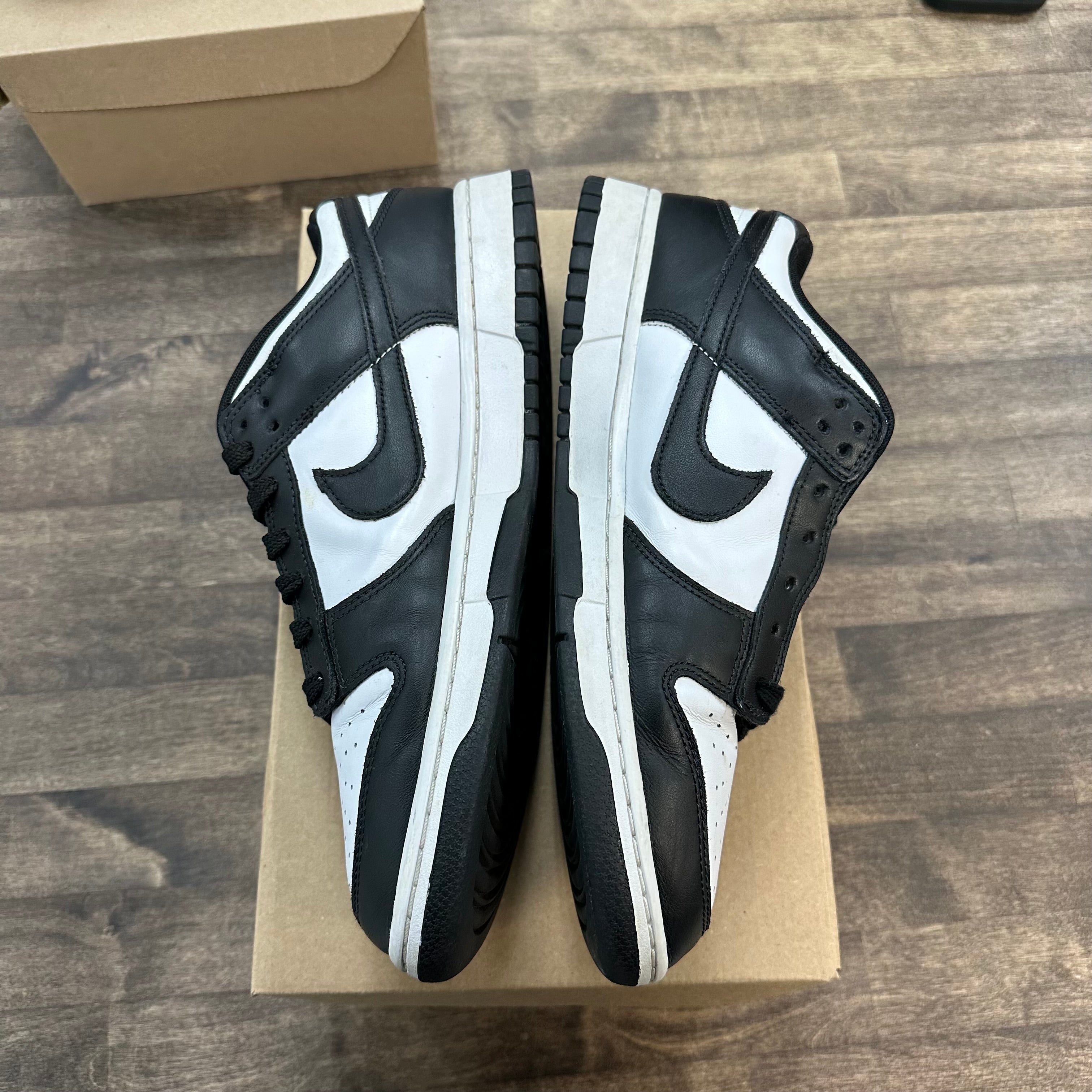 Nike Dunk Low Retro White Black Panda (US 12) (USED, No Box) Size 12 (Pre-Owned) - Image 3
