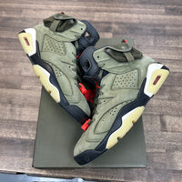 Travis Scott Olive Jordan 6 Retro (USED)