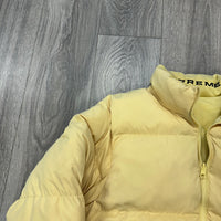 Supreme Nike Pale Yellow Puffer Jacket (USED)