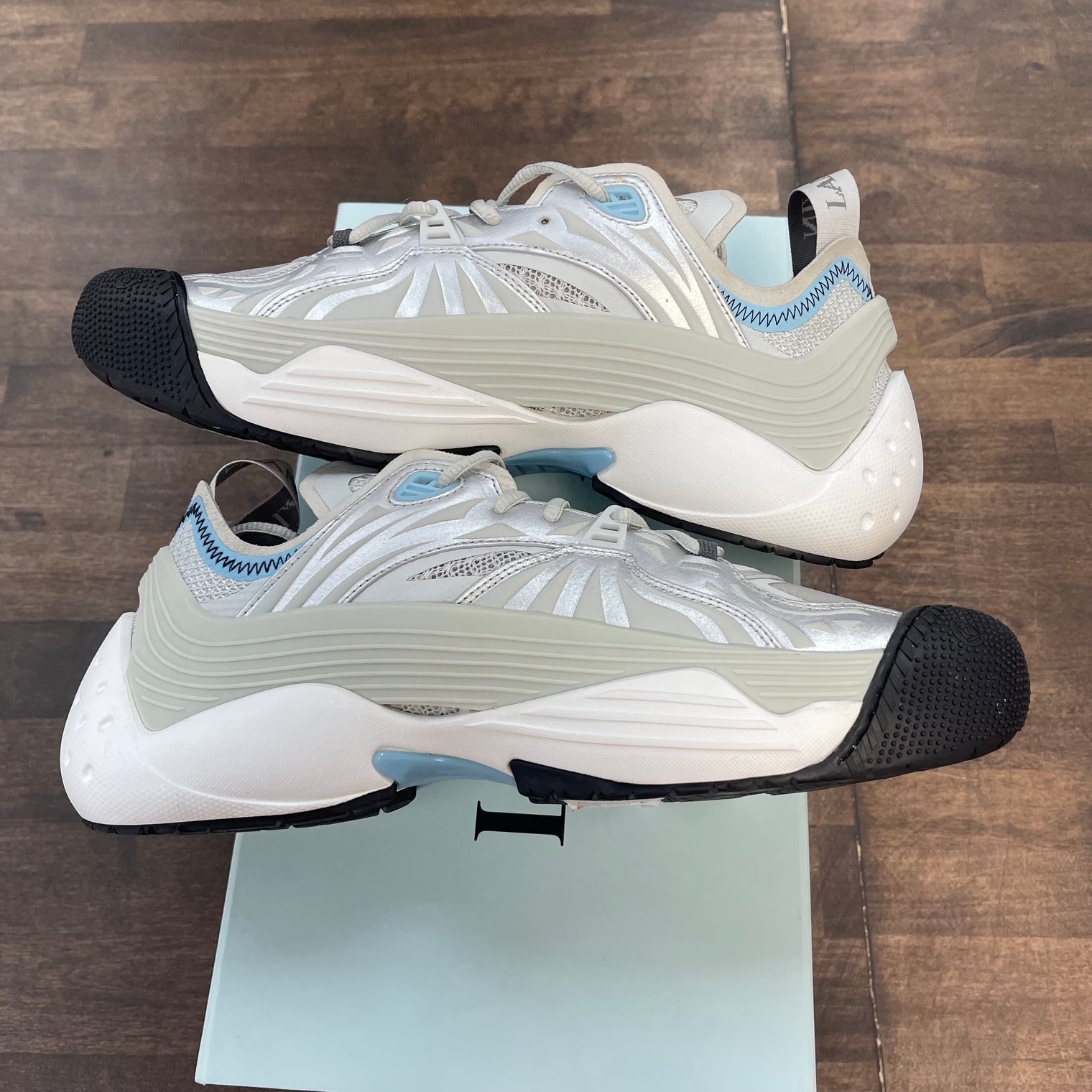 Lanvin Flash-X Sneaker Shoe Grey (Replacement Box)