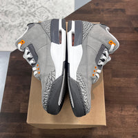 Cool Grey Jordan 3 Retro (USED,No Box)