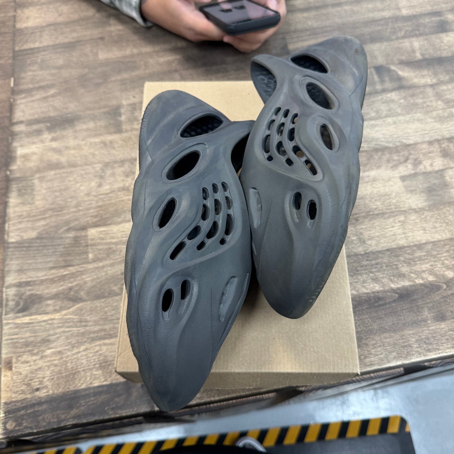 Onyx Yeezy Foam RNNR (USED, No Box)
