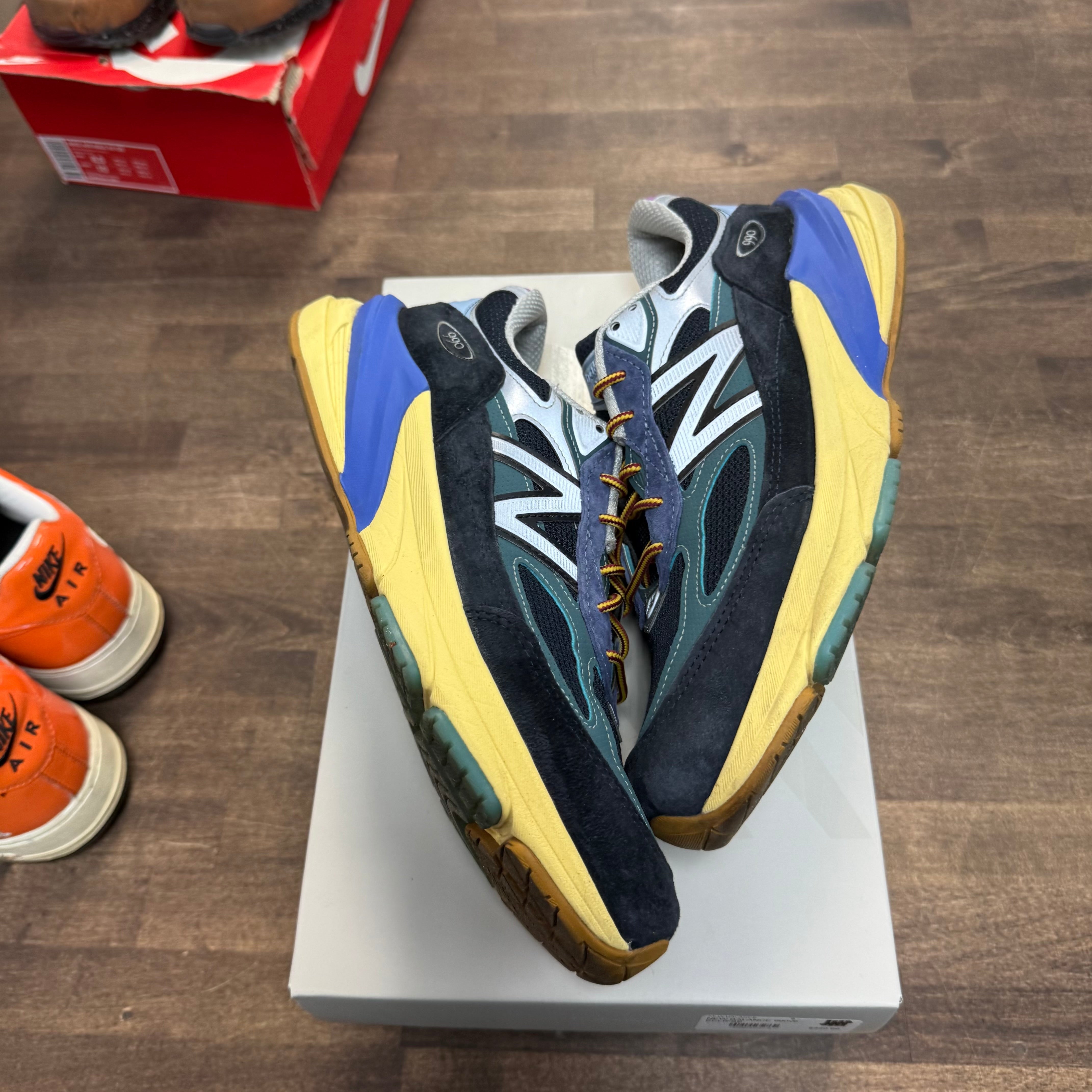 New Balance MiUSA Action Bronson Lapis Lazuli New Balance 990v6 (USED) Size 8 (Pre-Owned) - Image 1