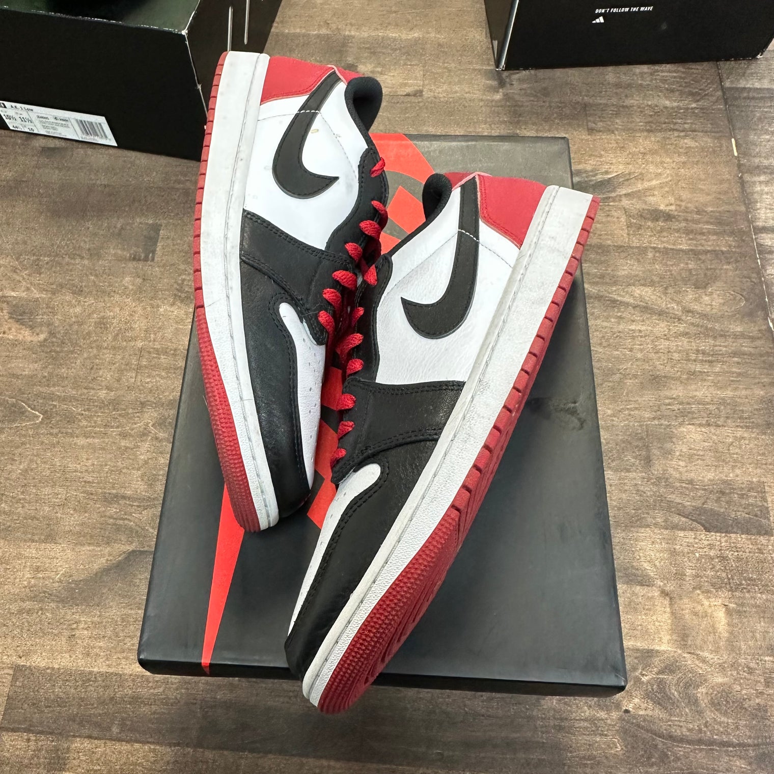Black Toe Jordan 1 Low OG (USED)
