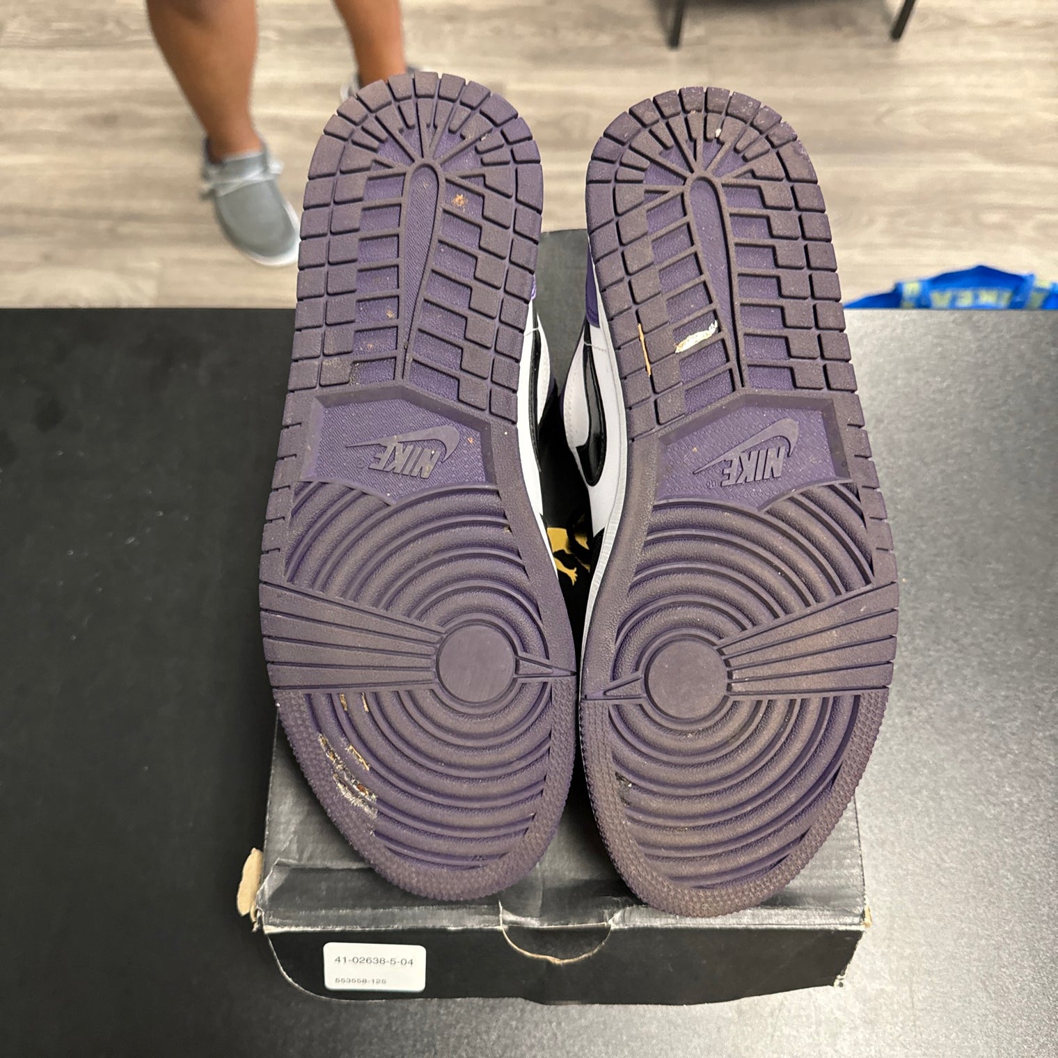 Court Purple Jordan 1 Low (USED)