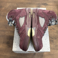 Burgundy Jordan 5 Retro (GS) (USED)