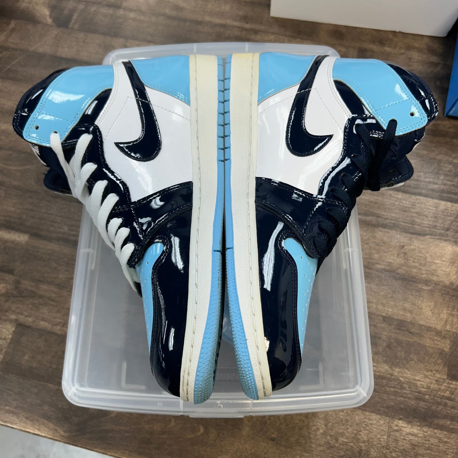 Blue Chill Jordan 1 High (W) (USED, No Box)