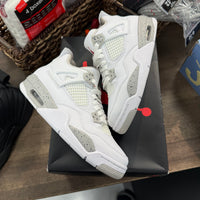 White Oreo Jordan 4 (GS) (Lightly Worn)