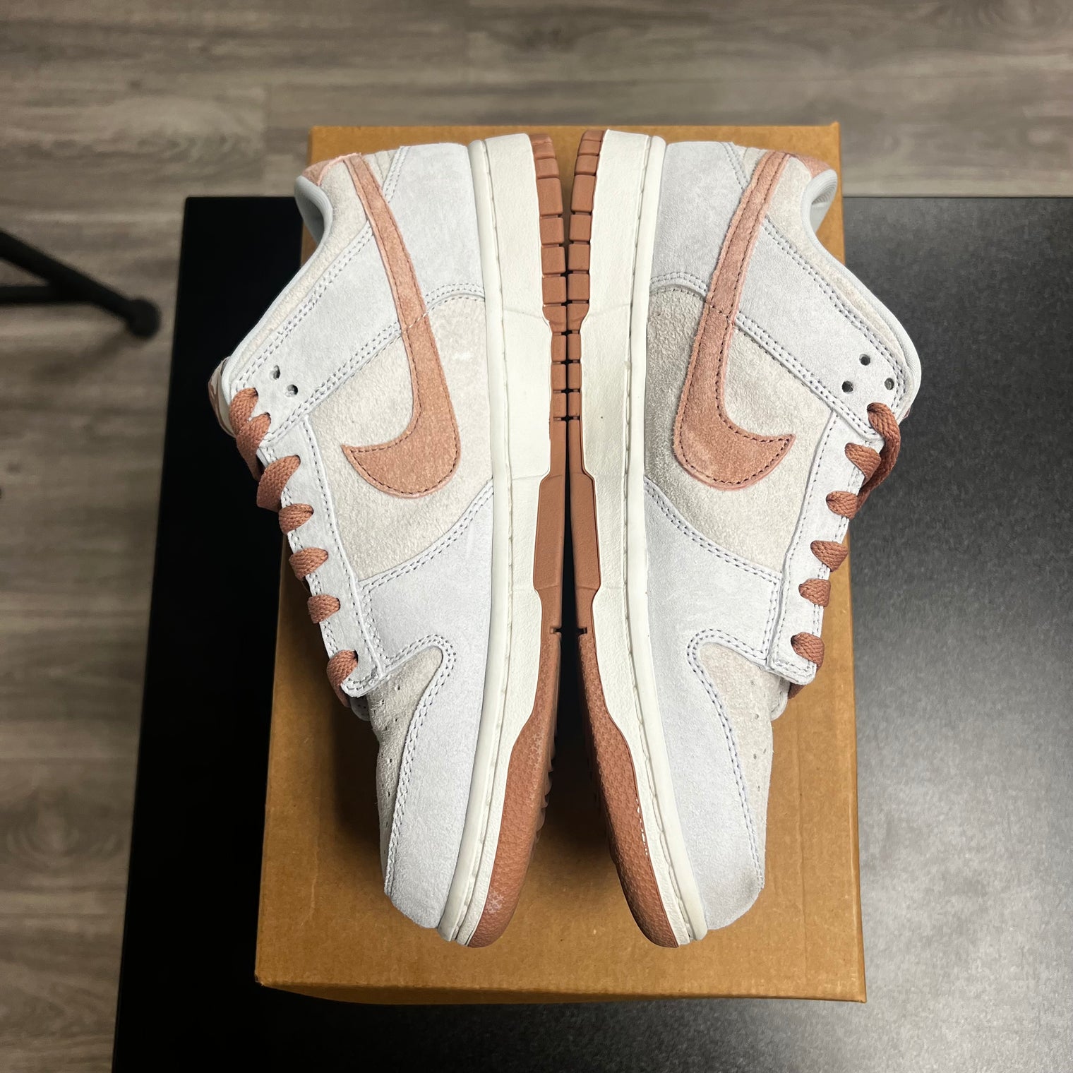 Fossil Rose Dunk Low (USED, no box)