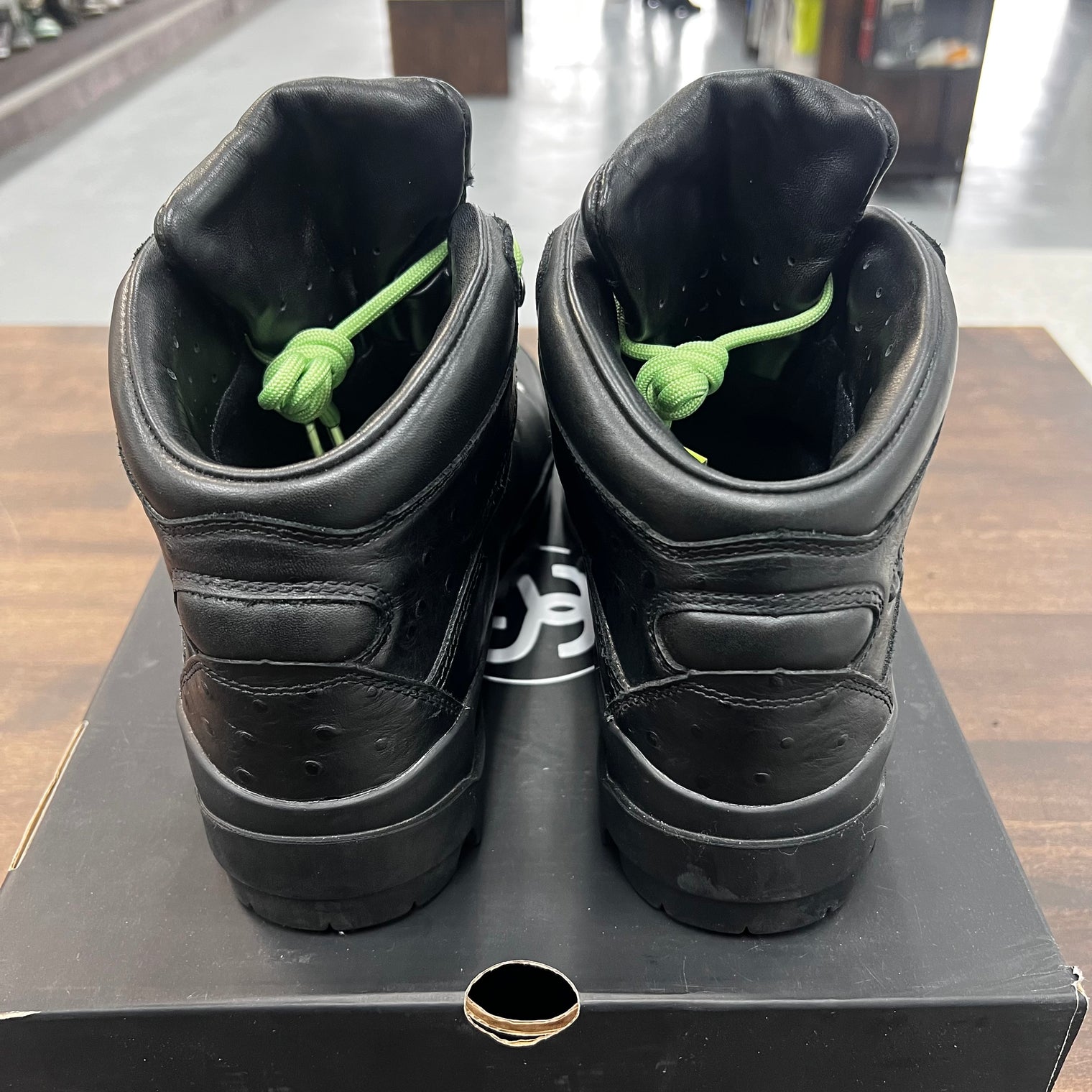Stussy Black Timberland World Hiker Boot (USED)