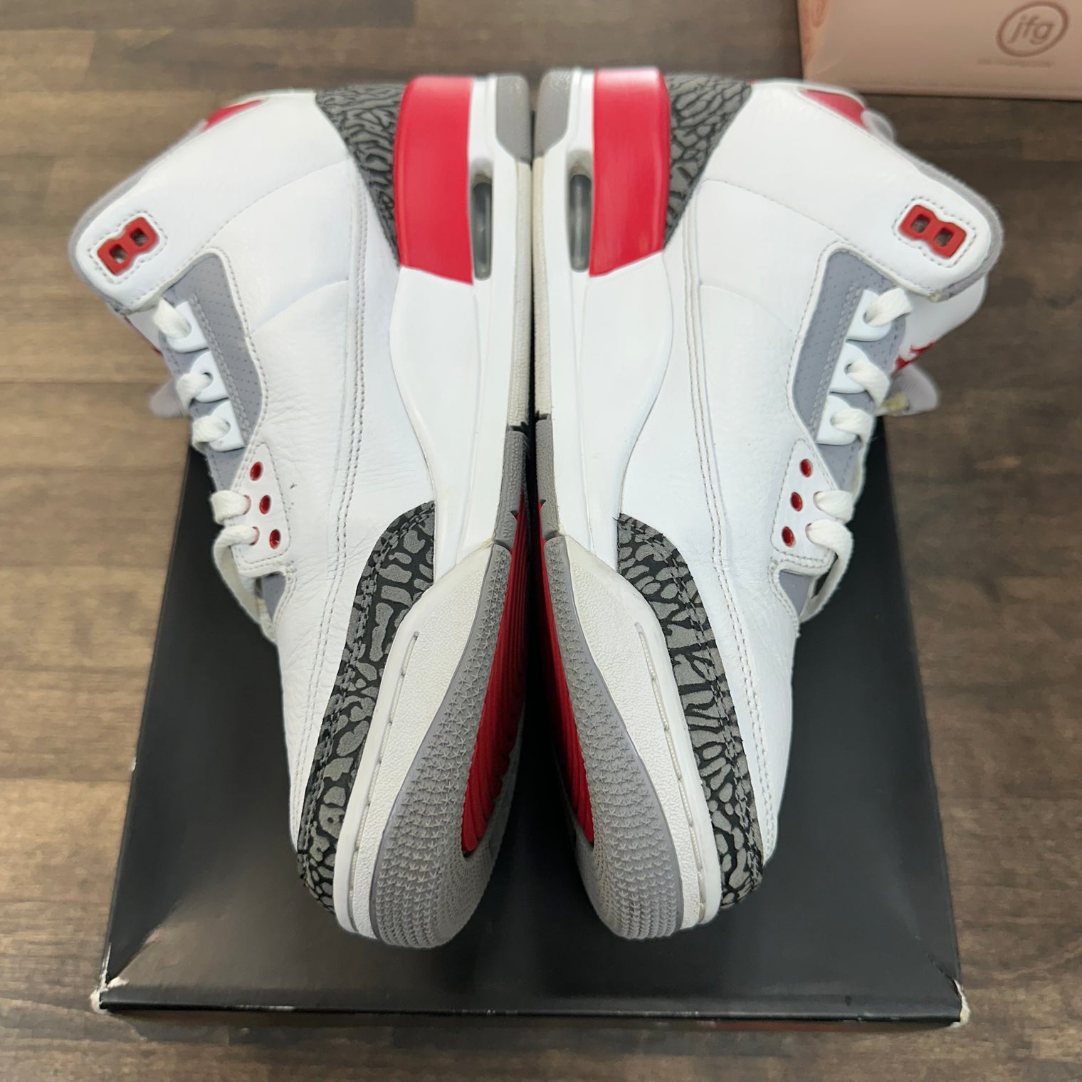 Fire Red Jordan 3 (USED)