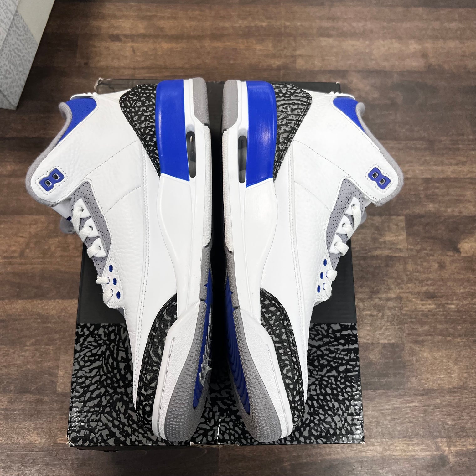 Racer Blue Jordan 3 (USED)