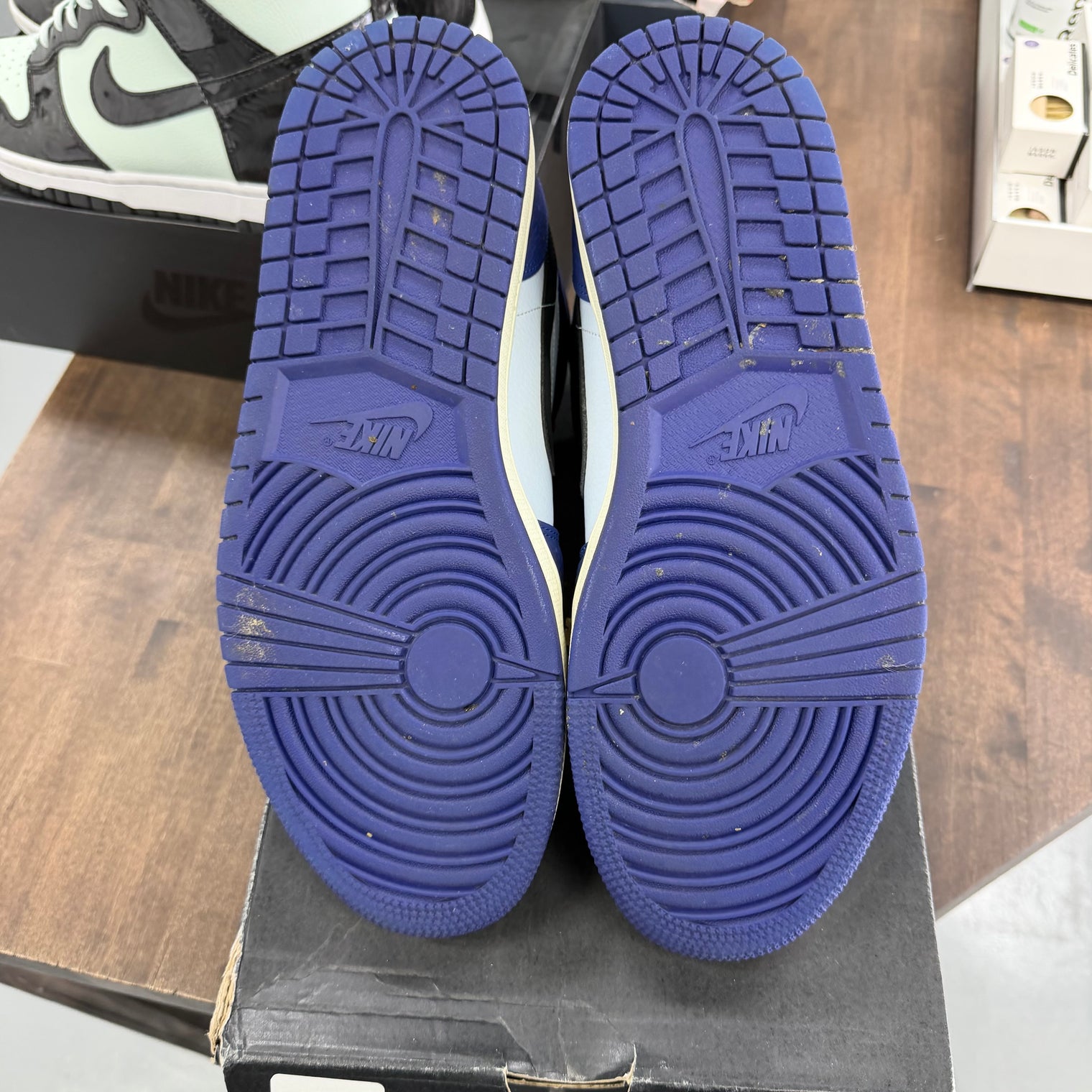 Deep Royal Blue Black Jordan 1 Mid (USED)