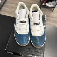 Snake Skin Navy Jordan 11 Low (USED)