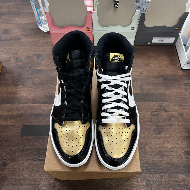 Gold Toe Jordan 1 High (USED,NO BOX)