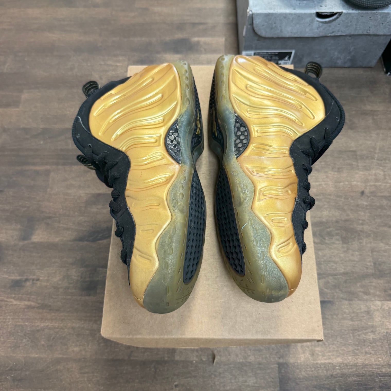 Metallic Gold Nike Foamposite One (USED, No Box)