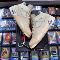 (W) Off-White Sail Jordan 4 (USED)