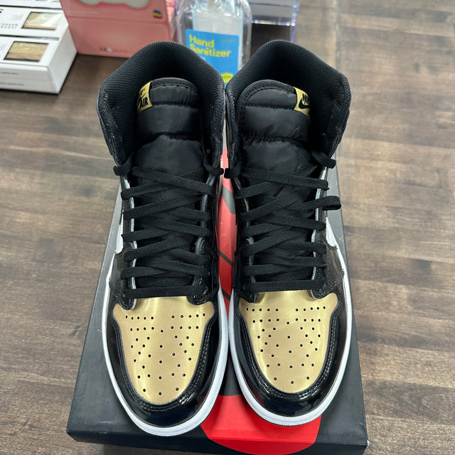 Patent Gold Toe Jordan 1 High (USED)