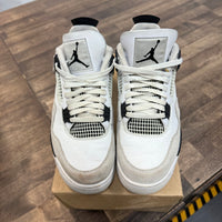 Military Black Jordan 4 Retro (USED, B-Grade Pair, No box)