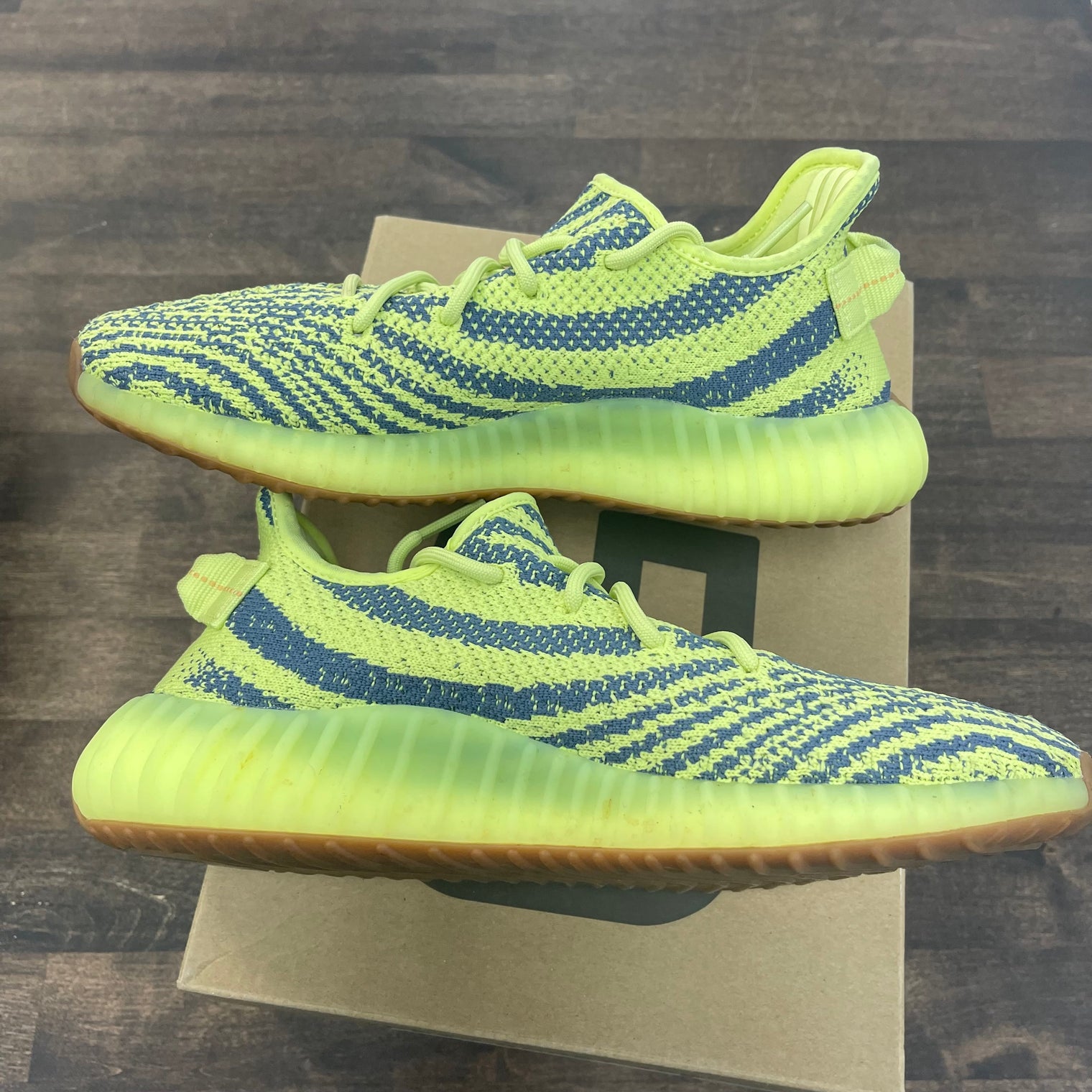 Semi Frozen Yellow Yeezy 350 (USED)