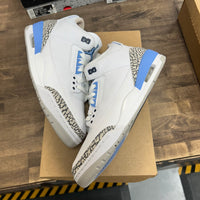 Jordan 3 Retro UNC (2020) (US 10) (Lightly Worn, No Box)