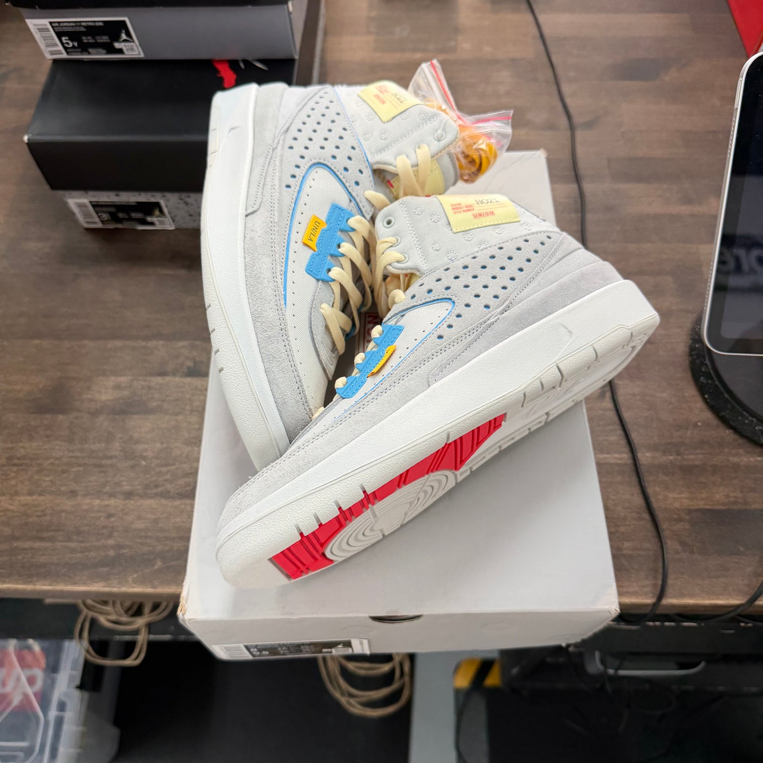 Grey Fog Union LA Jordan 2 Retro (Lightly Worn)