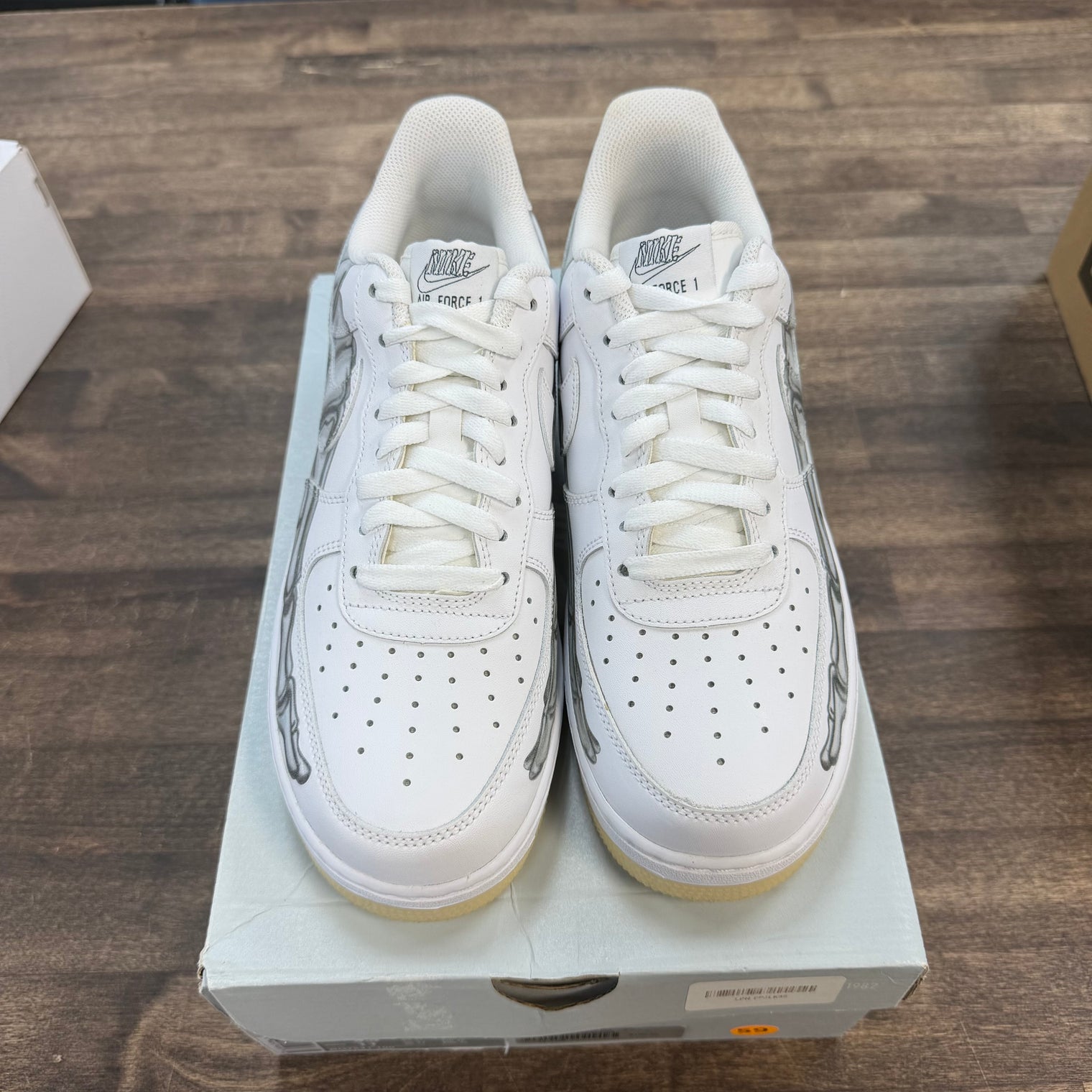 Skeleton Halloween Nike Air Force 1 Low (Lightly Worn)