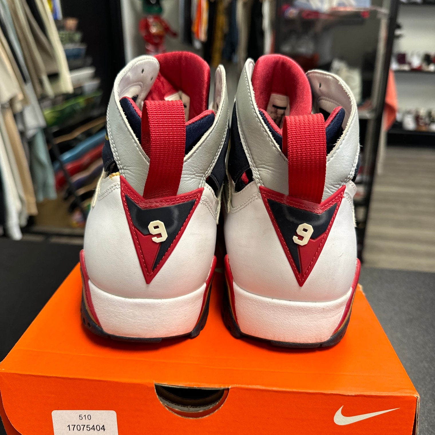 Olympic Jordan 7 Retro (USED, no box)