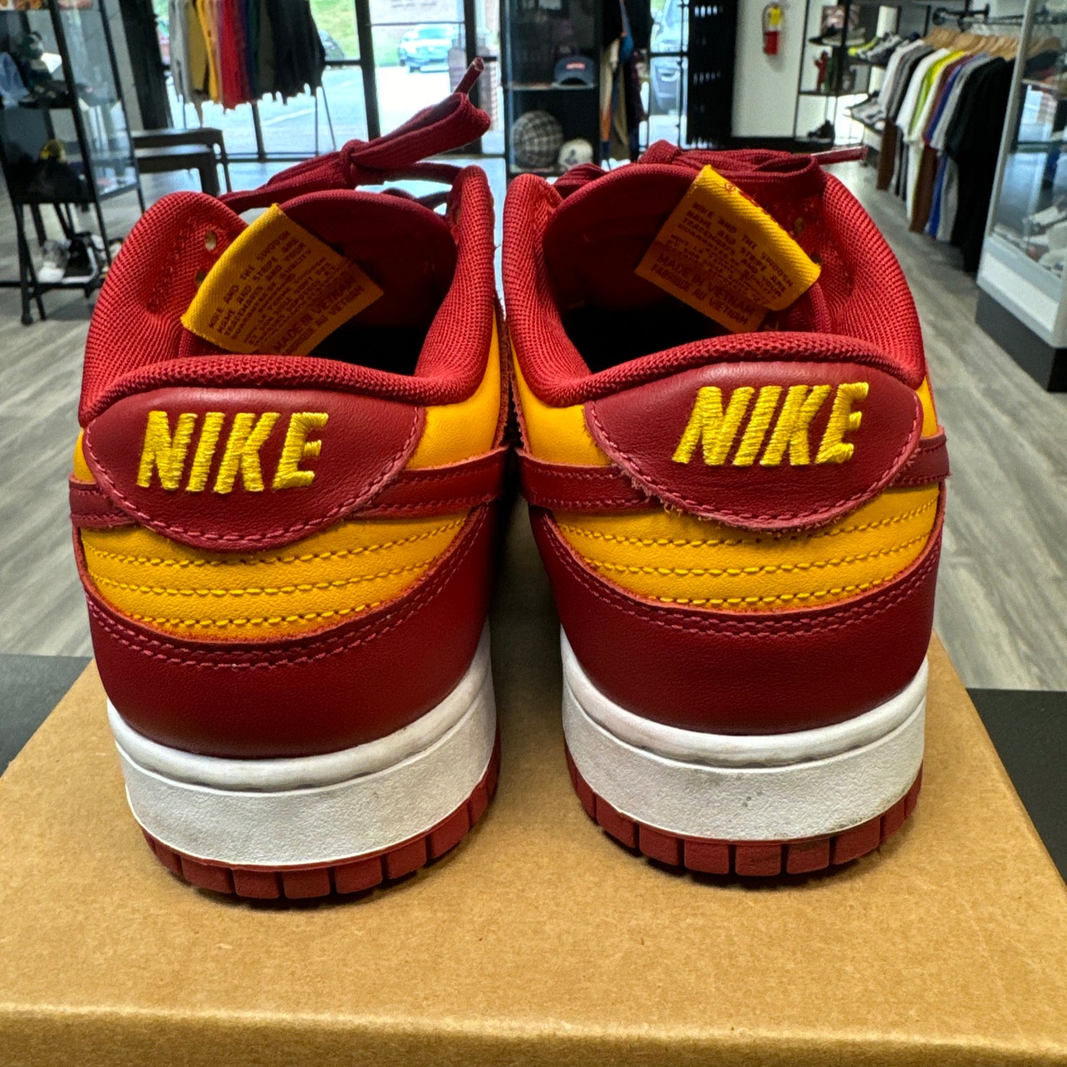 Midas Gold Nike Dunk Low (USED;NO BOX)