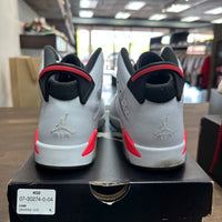 White Infrared Jordan 6 (GS) (USED)