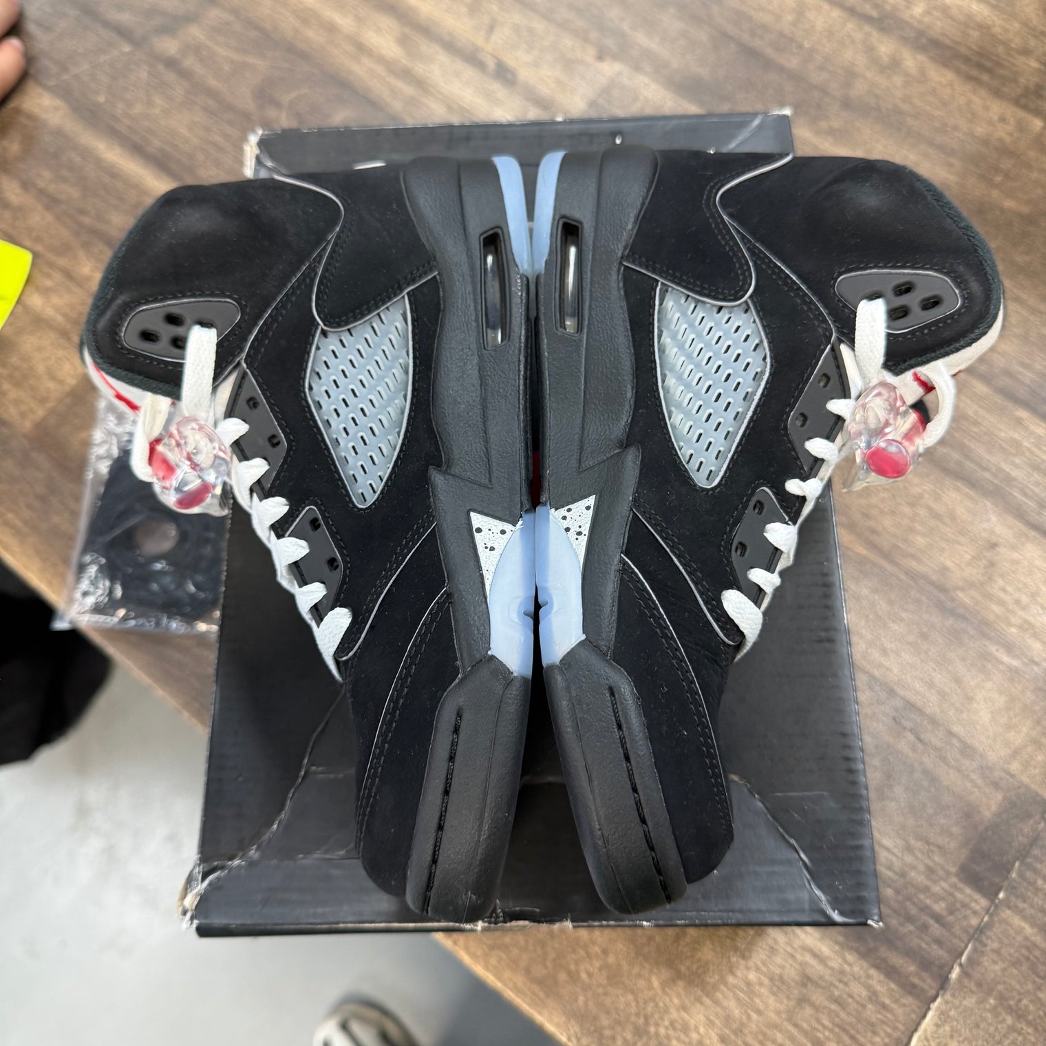 (GS) Black Metallic Jordan 5 Reimagined (Lightly Worn)