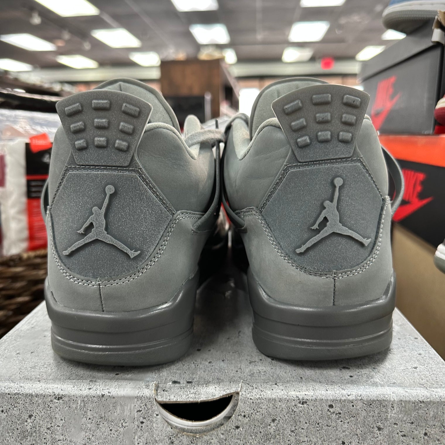 Paris Olympics Wet Cement Jordan 4 Retro (Lightly Worn)