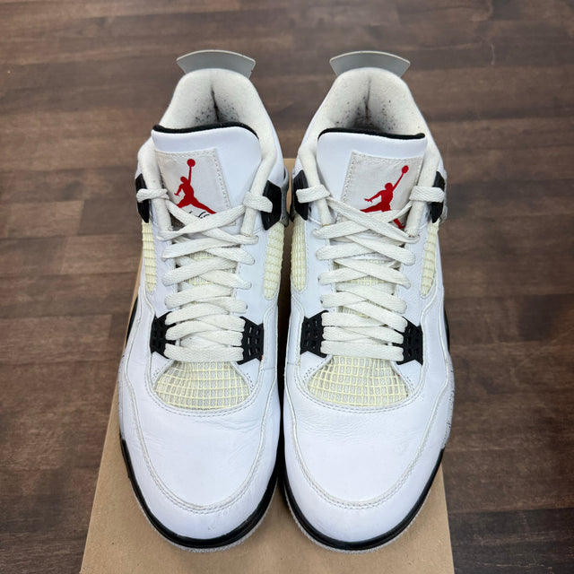 White Cement Jordan 4 (USED, No Box)