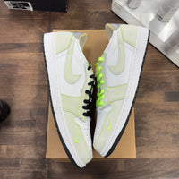 White Ghost Green Black Jordan 1 Retro Low (USED, No Box)