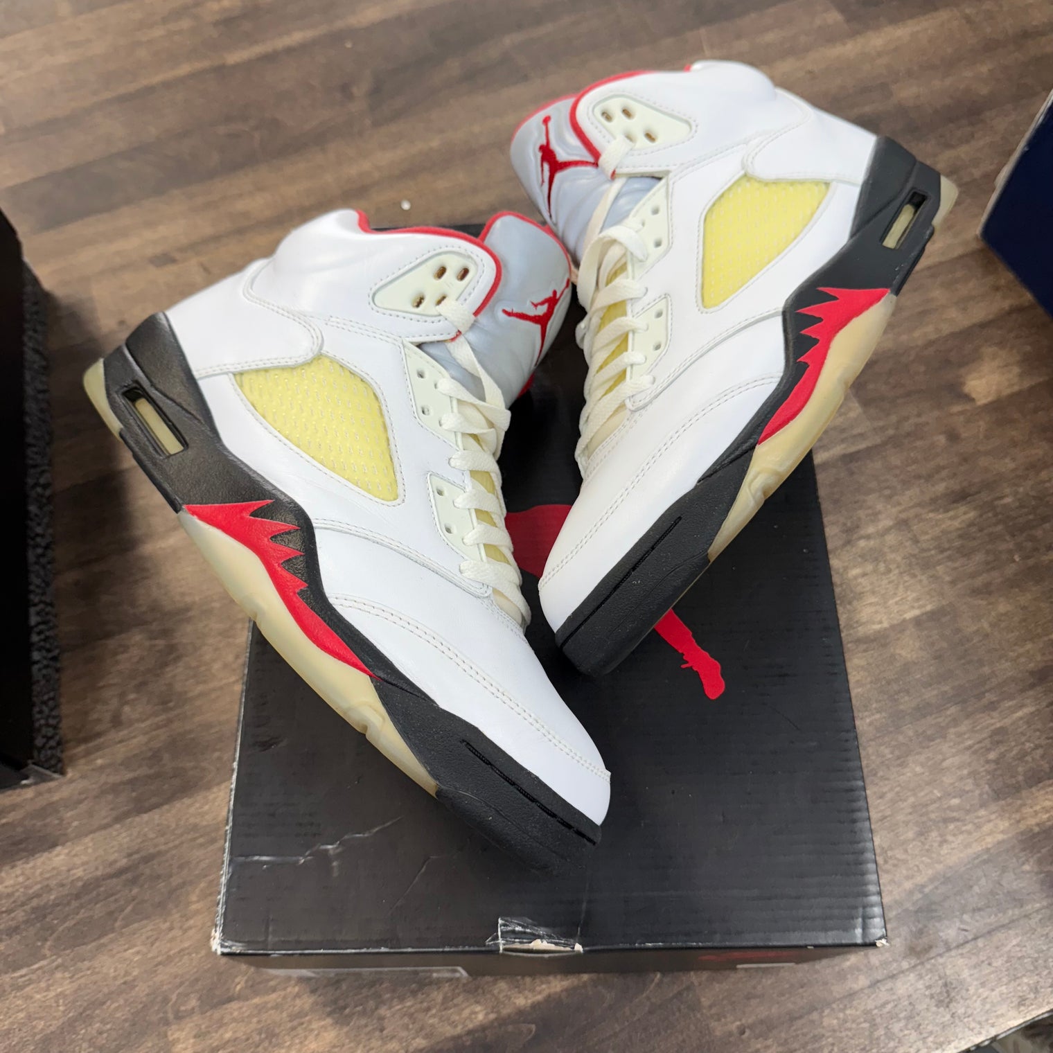 Fire Red Jordan 5 (USED)