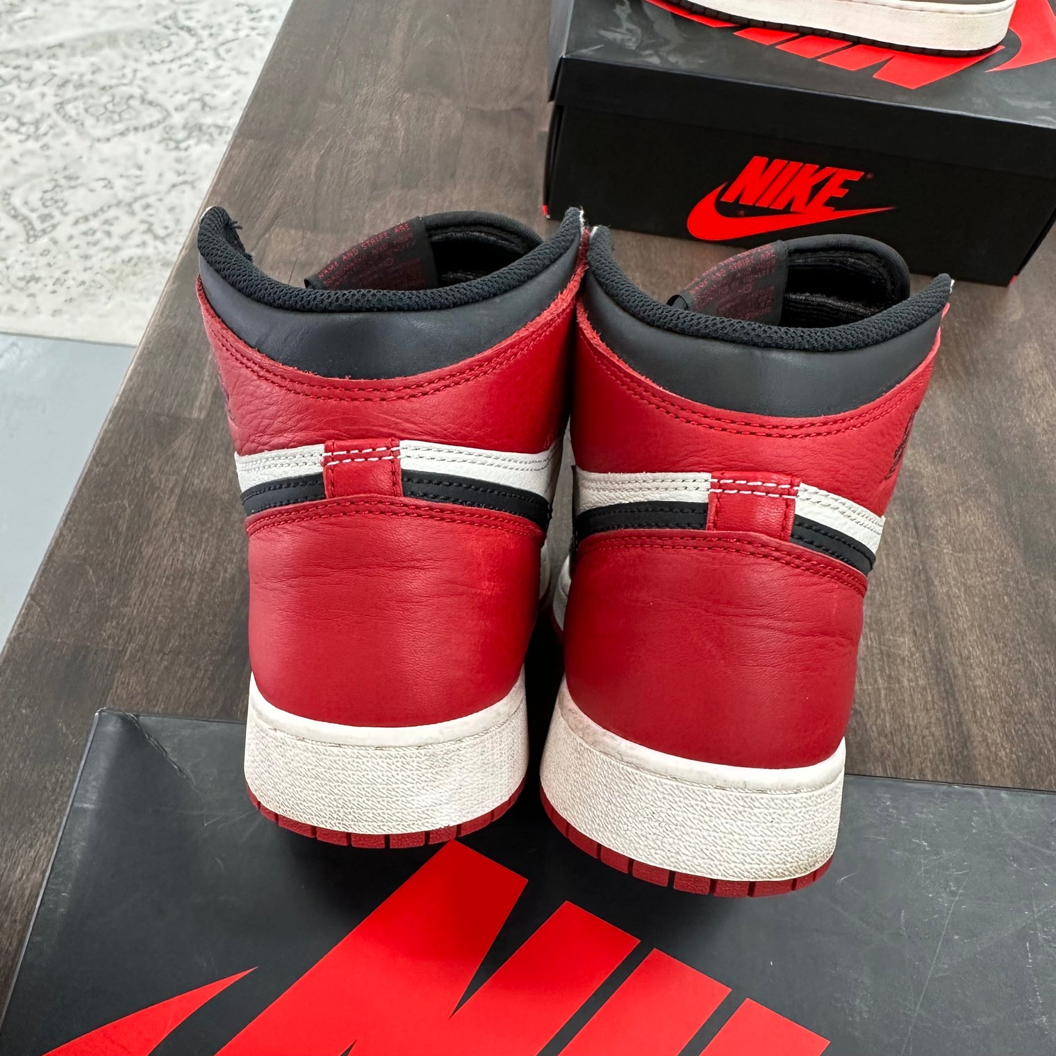 Bred Toe Jordan 1 High (GS) (USED)