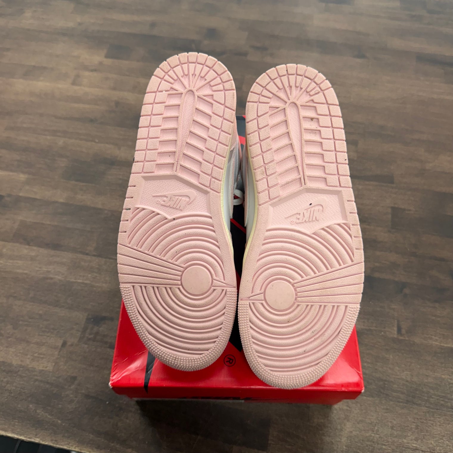 Washed Pink Jordan 1 Retro High (Women's) (USED)