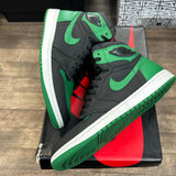 Jordan Pine Green Black Jordan 1 High (USED) Size 10 (Pre-Owned) - Image 1
