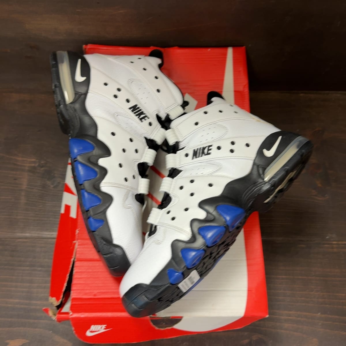 Nike Air Max 2 CB '94 White Old Royal Size 10.5 (Pre-Owned) - back