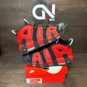 Nike Air More Uptempo 96 Alternates Split Black Varsity Red - Image 1