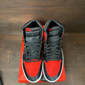 Jordan 1 Retro High OG Satin Bred (Women's) Size 12W (Pre-Owned)