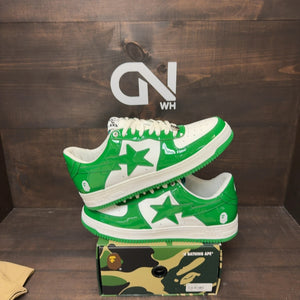 A Bathing Ape Bape Sta Low Green Size 13 (Pre-Owned)