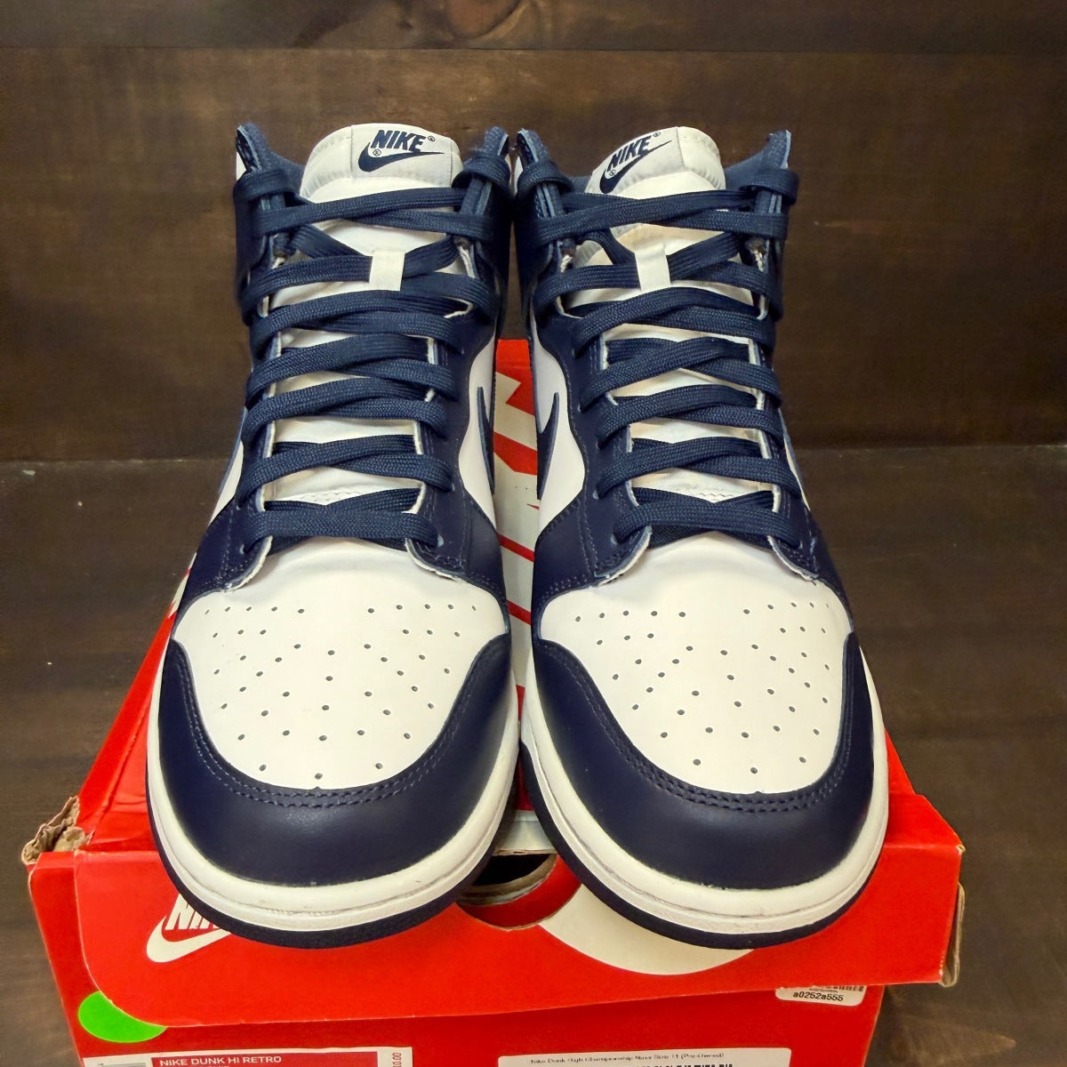 Nike Dunk High Championship Navy - Image 3