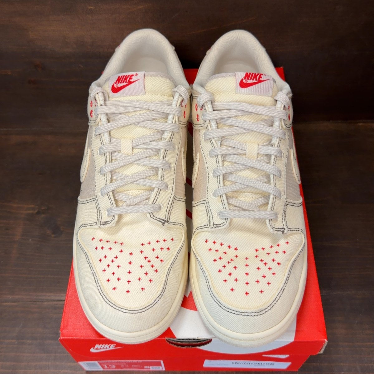 Nike Dunk Low Light Orewood Brown Sashiko - Image 3